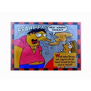 Simpsons Skybox Trading Card Smell-O-Rama #9